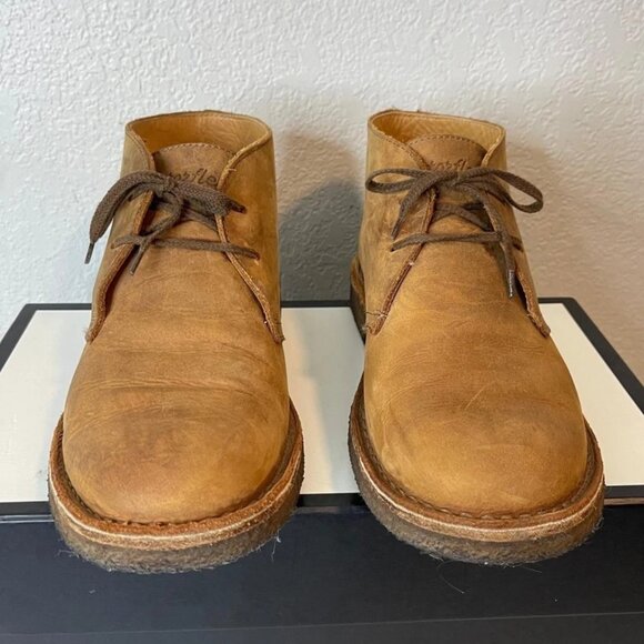 Astorflex Chukka Boots Brown Nubuck Leather Crepe Sole Lace Up Men's 42 EU/9 US - Picture 1 of 10